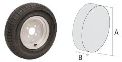 Ruote pneumatiche per carrelli 185R 14" C 