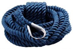 Cima ormeggio blu 14 mm x 12 m 