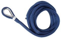 Cima ormeggio impiombata 12 mm x 7 m blu 