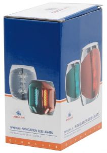 Fanale di via Sphera II bicolore corpo ABS bianco 