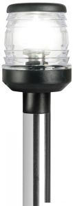 360° telescopic angled led pole with black light