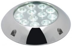 Faro subacqueo 12 LED bianchi 