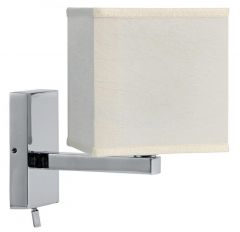 Applique snodata ottone cromato 