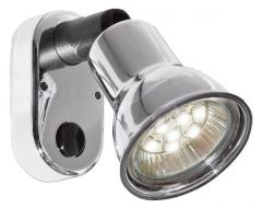Applique ABS cromata LED a snodo  