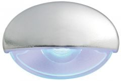 Luce cortesia Steeplight cromata LED blu 