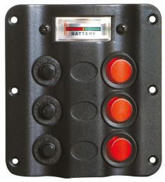 Pannello elettrico Wave 3+voltmetro 