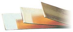 Piattina rame zincato 2 x 20 mm (barra da 4,20 m)