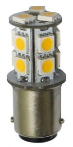 Lampadina LED 12/24 V BA15D 2 W 140 lm 