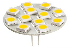 Lampadina 12 LED G4 Ø 30 mm attacco posteriore 