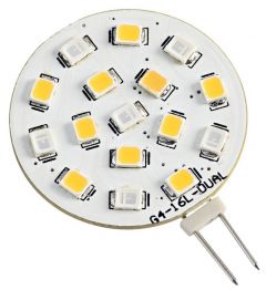 Lampadina LED SMD bianco blu 24V 