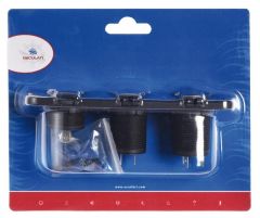 Voltmetro/Amperometro digitale, presa 12 V e USB 