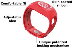 Braccialetto MOB+rosso xBAND 