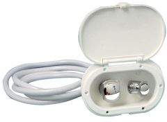 Box doccia cromato tubo PVC 4 m uscita posteriore