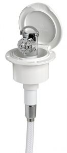 Doccia Classic Evo bianca tubo PVC 4 m  in piano