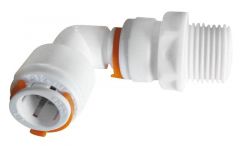 Raccordo a 90° femmina con maschio da 3/8" 
