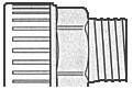 Raccordo 1/2" Hydrofix femmina/maschio 15 mm 