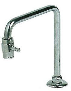 Rubinetto telescopico in ottone cromato 