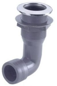 Scarico plastica 90° - 2" x 50 mm 
