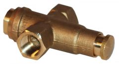 Rubinetto ottone a pulsante 3/8" 