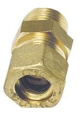 Raccordo dritto maschio 10 mm x 3/8" 