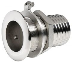 Scarico a mare inox 2" x 56 mm 