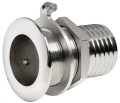 Scarico a mare inox 1 1/2" x 45 mm 