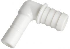 Raccordo cilindrico a gomito per tubo 20 mm 