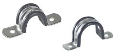 Cavallotti tubi inox/gomma 60 mm 