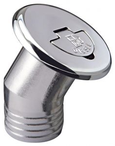 Tappo imbarco ottone 30° waste 38 