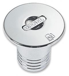 Tappo ottone cromato a filo Diesel 50 mm 