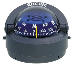 Bussola Ritchie Explorer 2"3/4 esterna grigia/blu 