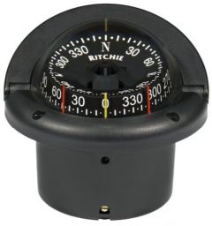 Bussola Ritchie Helmsman 3"3/4 lettura combinata frontale alto nera