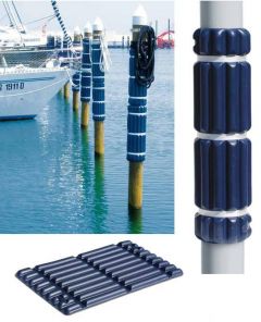 Protezione per pontile 800 mm blu tipo cover fender