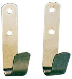 Coppia ganci sostegno inox 22-32 mm 