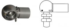 Testina inox sfera 10 mm 
