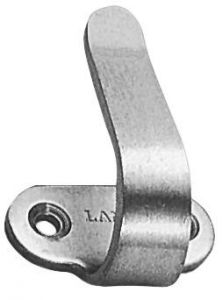 Gancio inox parete mm 40 