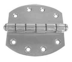 Cerniera inox AISI 316 microfusa 51x51x102 mm smussata