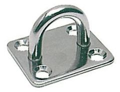 Piastrina inox filo mm 10 