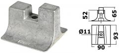 Anodo alluminio Yamaha 300/350 HP 