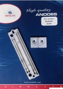 Kit anodi Suzuki 150/250 HP magnesio 