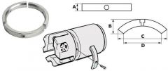 Kit anodi Volvo Sail Drive in magnesio per eliche a 4 pale