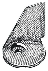 Anodo pinna Tohatsu 35/40HP 