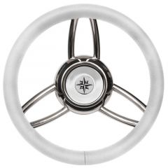 Volante Bliz poliuretano morbido bianco 