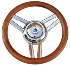 Volante Magnifico 3 razze Ø mm 350 teak 