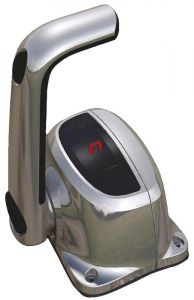 Scatola monoleva  c/trim, cromo B501CHT/L 