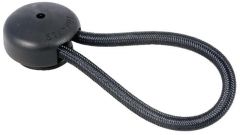 Gancio elastico nero 80 mm 