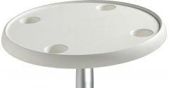 Tavolo tondo 610 mm bianco 