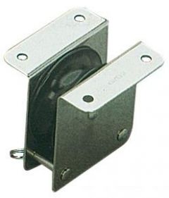 Bozzello inox incasso 1 puleggia 55x12 