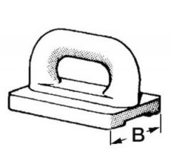 Cursori nylon randa 22 mm 