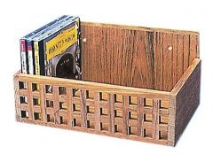 Contenitore per CD teak 